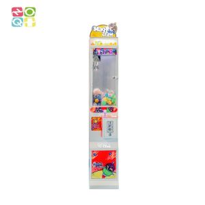 Custom Candy Mini Claw Vending Machine 13 Inches With Top Locker