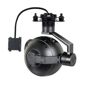 2.13MP Gimbal Drone Camera Q30TIR-50 With 30x EO + IR Dual-Sensor Object