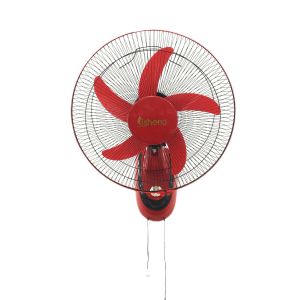 Plastic 16 Inch Industrial Wall Mounted Fan With Pull Strings and Lithium