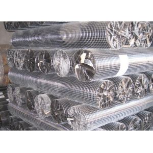 1/4 inch Building Material Galvanised Mesh Roll , Heavy Gauge Welded Wire Fence