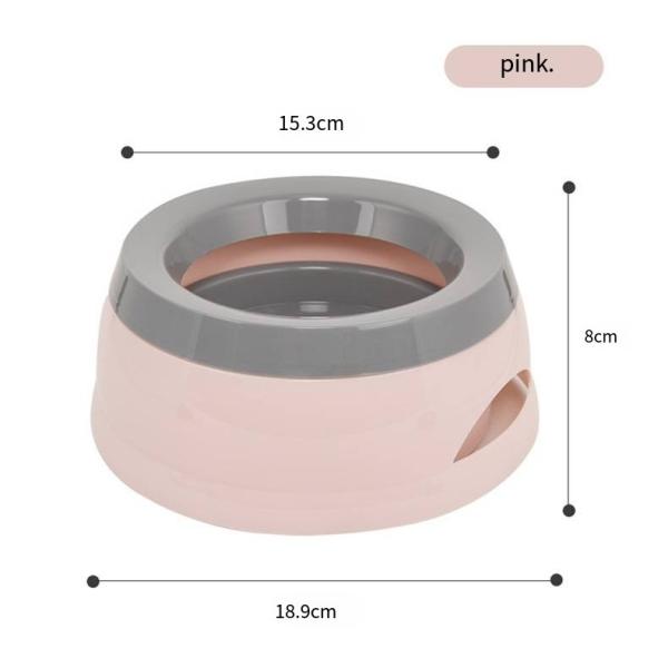 Pet Non Slip Car Drink Water Bowl Non Wet Mouth Dog And Cat Bowl