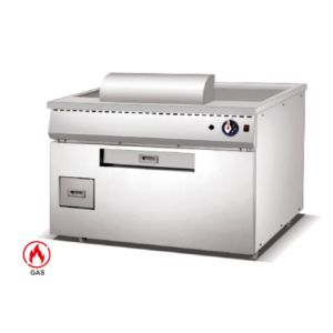200.C Temperature Range LPG Teppanyaki Machine for Creative Restaurant Cooking