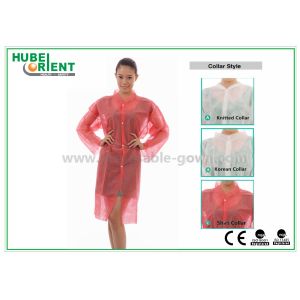 Unisex MP Tyvek Disposable Visitor Coats With Snaps