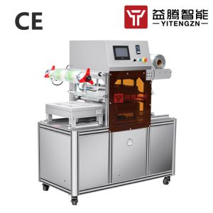 2400W Vacuum Pneumatic Lunch Tray Sealing Machine Semi Automatic