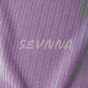 Cool Touch Lightweight Recycled Nylon Fabric Circular Knit Stripe 73% Recycled