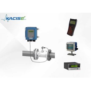 Handheld Ultrasonic Liquid Flow Meter High Accuracy With Rechargeable Power