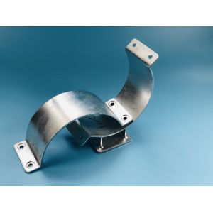 Wholesale Anti Corrosion Galvanized Carbon Steel Pipe Clamp With Bending Type Ear Plates from china suppliers