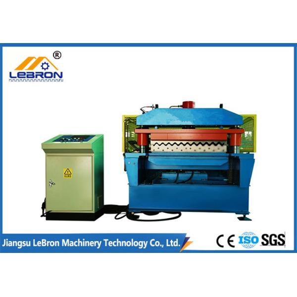 Automatic Control Corrugated Sheet Roll Forming Machine Hydraulic Cut Main Power