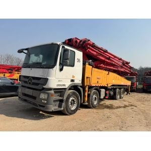 Second Hand Sany Concrete Pump SY5419THB Mounted On Mercedes Chassis