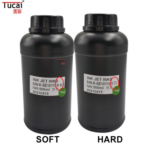 250ml 500ML UV Inkjet Ink LED UV Ink For Epson Flatbed Printhead R330 L800 L805 1390