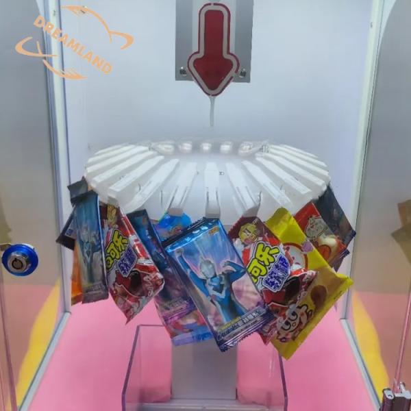 Dreamland Mini Coin Operated Cheap Amusement Gift Game Machine Children Clip Sticker Card Clamp Machine