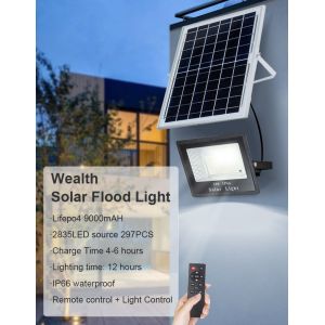 Polycrystalline Silicon Solar Panel Dusk To Dawn Flood Lights for Stadium Street