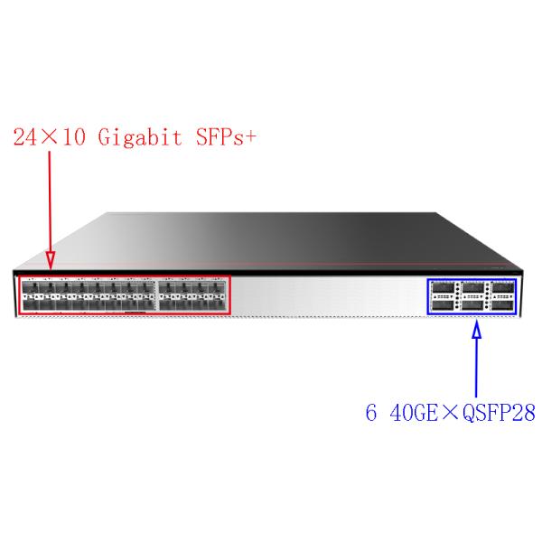 Full-Duplex Half-Duplex Communication Mode Enterprise Network Switch S6730-H24X6C-V2