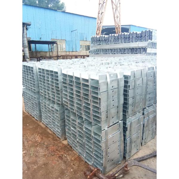 Outdoor Security W Beam Guard Rails with ISO9001 2000 Certificate and Durable Material