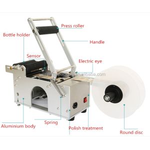 New Design Oval Bottle Labeling Machine for Cosmetic Bottle