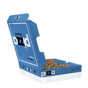 Customized Reusable Pizza Box Round Folding Small 6 8 9 Inch Takeaway Kraft