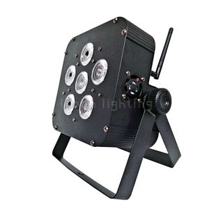 Cheap 6x10W RGBW 4in1 DMX Wireless Rechargable Lithium Battery Mini LED Flat Par