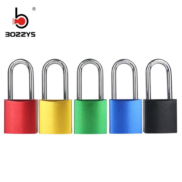 Spray Painting Aluminum Safety Padlocks , Solid Structure Maximum Security Padlock