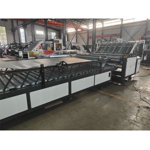 Box Printing Slotting Die Cutting Gluing Flute Laminator with Functions and