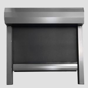 Motorized Outdoor Zip Screen Canvas Blind Waterproof Automatic Zip Track Roller