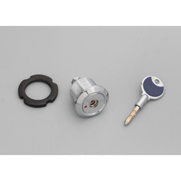 36mm Head Diameter Pin Tumbler Cam Lock Hexahedral Type Brass Keys