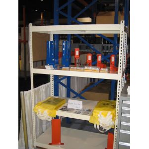 Factory / Warehouse Steel Shelving With Electrostatic Spray 1200 * 400 * 2000mm
