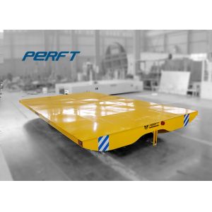 material handling transport wagon on rail for shipbuilding plant transport