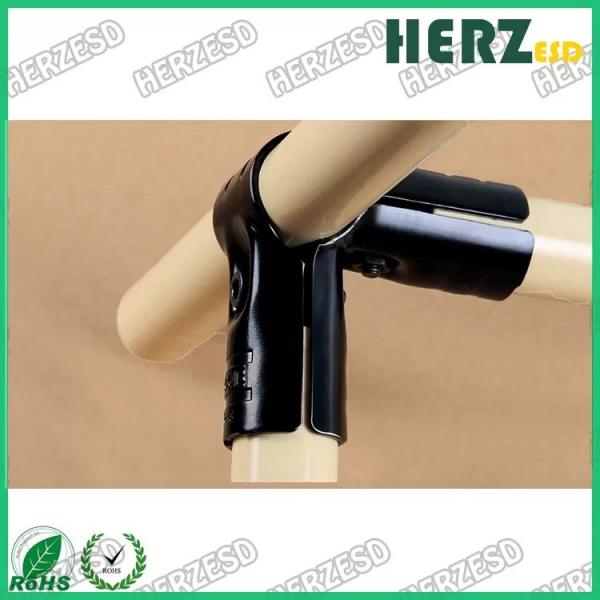 Quality Full Set Metal Pipe Joints Zine Coated Wall Thickness 0.8-2mm For 28mm Metal Lean Pipe for sale