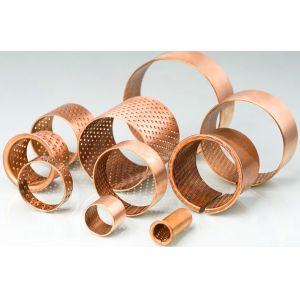 CuSn8P Bronze Bushing Sleeve BMZ Cylindrical Self Lubricating