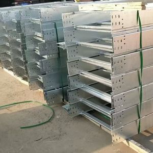 Galvanized Ladder Type Cable Tray Low Maintenance And Wall Mounted Installation