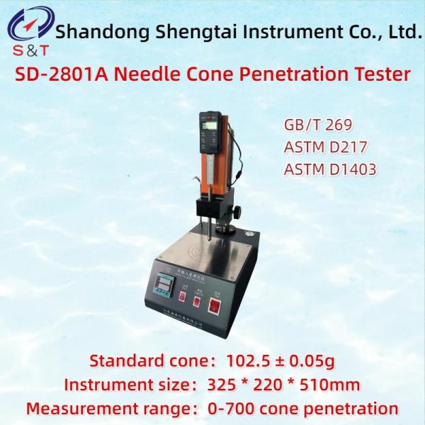 ASTM D217 Petroleum Asphalt Needle Penetration Tester SD-2801A Time Error ＜± 0