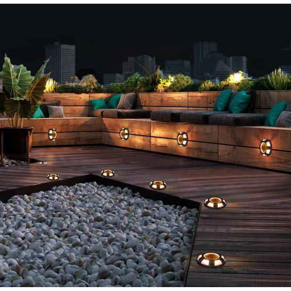 Waterproof Aluminum Solar Deck Light