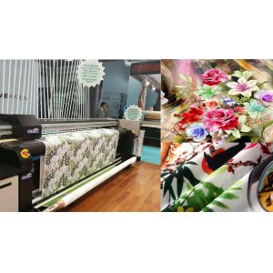 China Roller Flags Direct To Fabric Printing Machine Automatic With 45m²/H Speed on sale China Roller Flags Direct To Fabric Printing Machine Automatic With 45m²/H Speed on sale