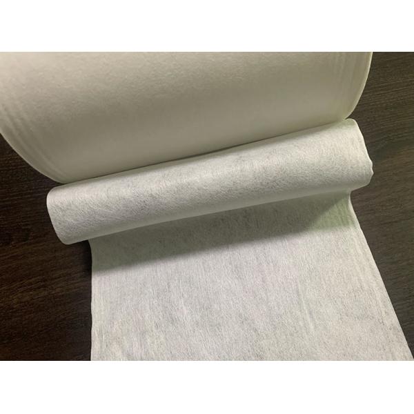 Quality 50g White Polyester And Viscose Spunlace Nonwoven Fabric For Cotton Tissue, Pads, Wet Wipes for sale