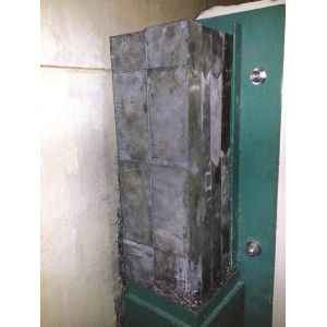 8-200 mm thickness Customized Rectangular Shielding Brick With Interlocking