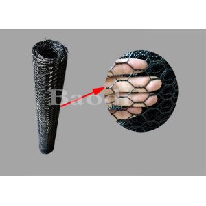 Black Poultry Chicken Wire Mesh with Flexibility Hexagonal Mesh Hole Structure