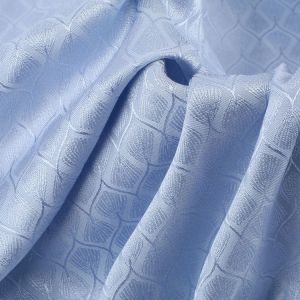 excellent drape breathable feather Jacquard Viscose Rayon Satin Fabric