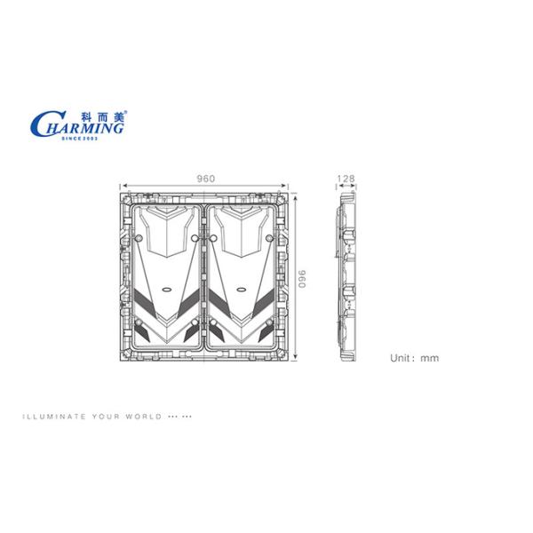 P5-P8 Outdoor LED Screen Wall Display For Advertising Brightness panel 2