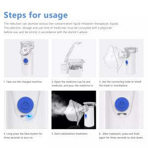 Portable Nebulizer Machine Handheld Inhaler Mesh Nebulizer Machine