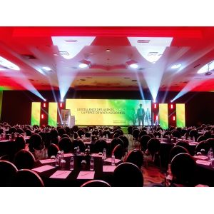 Full Color SMD Stage LED Rental Screen P5, Density 10000/M2, Module Size 192mm