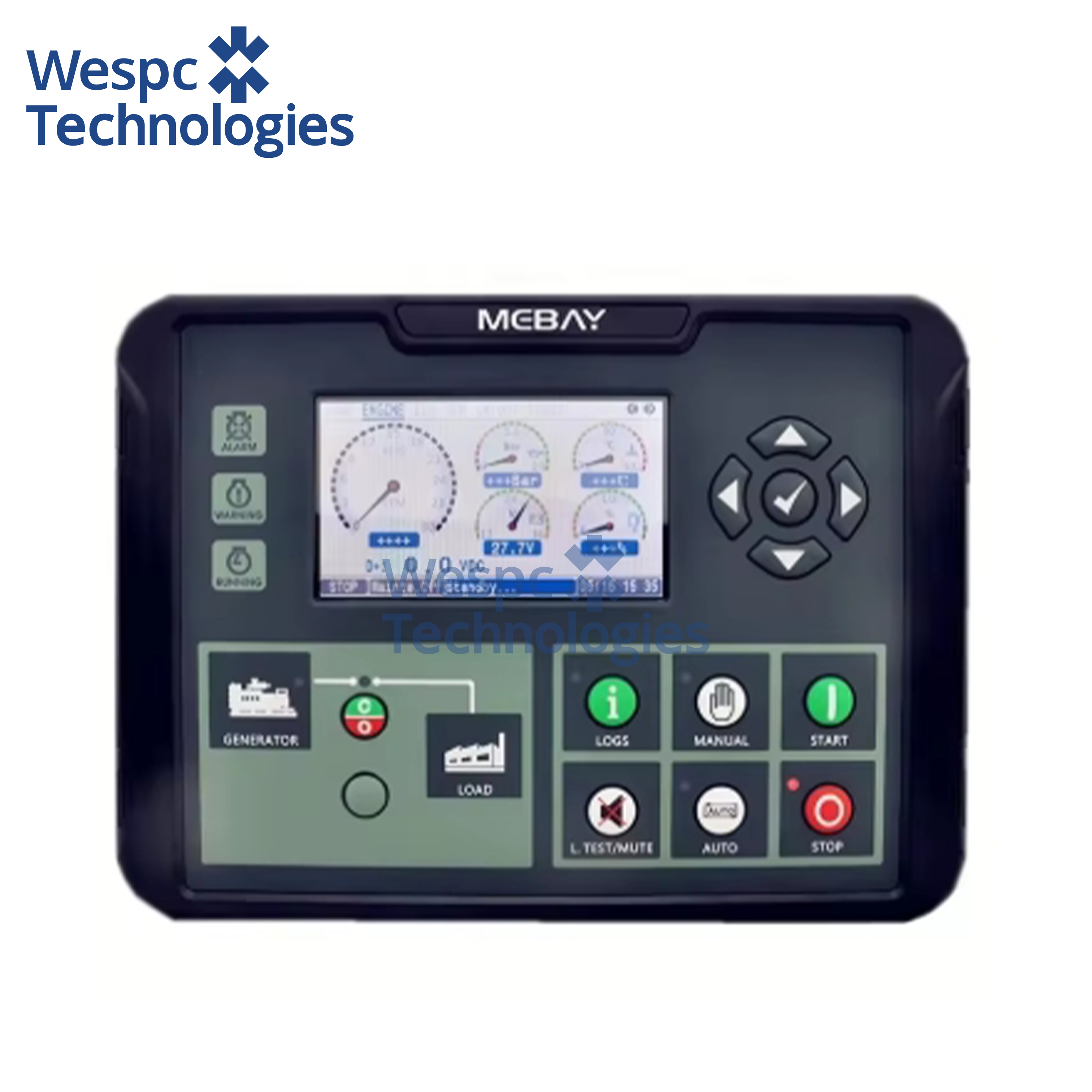 WESPEC Original Mebay DC90D Generator Controller Output 6 Sensor Input 