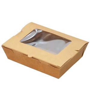 Eco Fold Type Food Packaging Box Custom Fast Food Takeaway Boxes