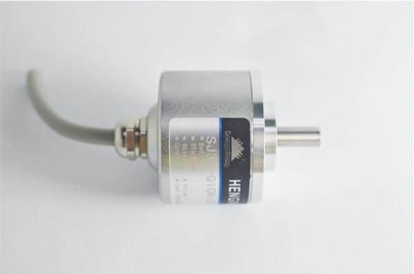 Quality 9 Bit Single Turn Absolute Encoder , SJ38 Micro Rotary Encoder Shaft 5mm NPN Output for sale