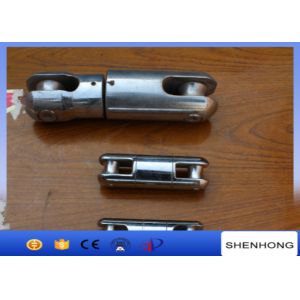 Stainless Steel Cable Pulling Tools Wire Rope Connector Swivel Joints 5-400KN