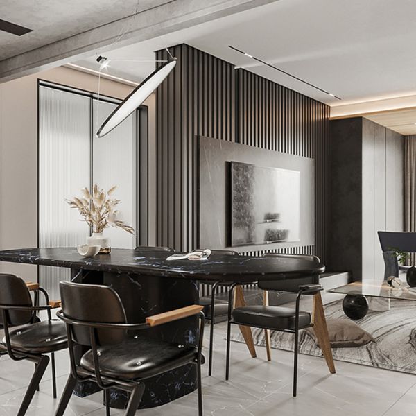 Easy to Install DIY Indoor WPC Wall Panel Interlocking Wall Decoration Cladding