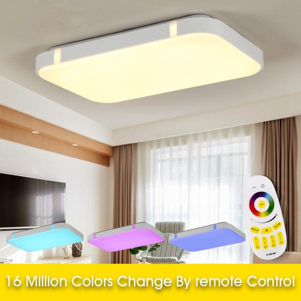 New Colorful Modern Led Ceiling Lights For Home Decorative RGB Light Fixture (WH