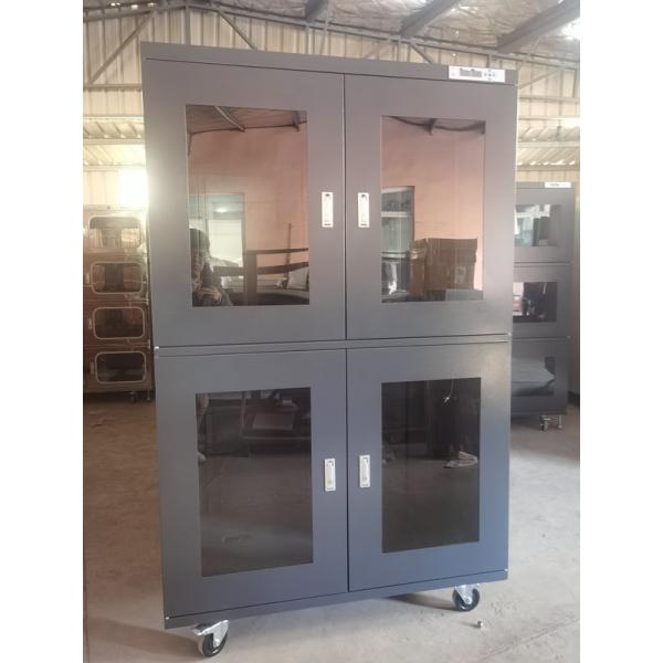 Quality 1%-60%RH Humidity Control Range Intelligent Nitrogen Cabinet with LED Control Screen and Black Color for sale
