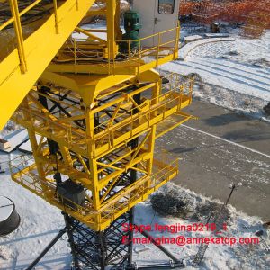 Factory supply 8t QTZ80-6010 construction site tower crane