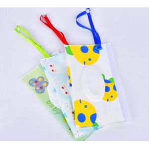Reusable eva travel wet tissue bag baby /wet tissue container, Reusable Baby Wet