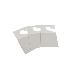 Custom White Pvc Hang Tags Blank Waterproof Hanging Tags